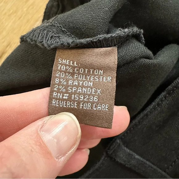 J. McLaughlin Women’s Black Mid-Rise Straight Leg Denim Jeans Size 6 GUC - Picture 7 of 8